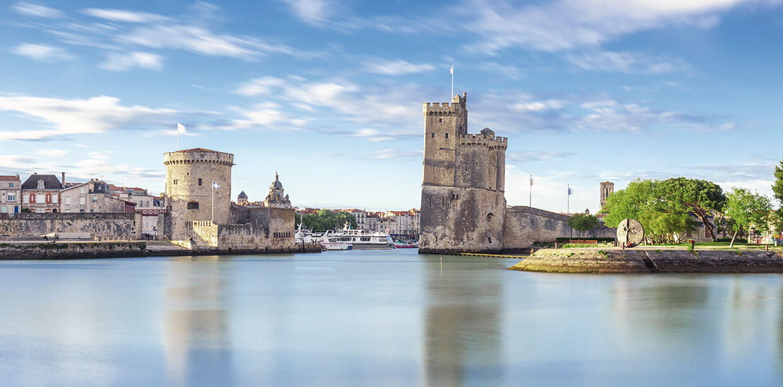 The harbour in La Rochelle, France
